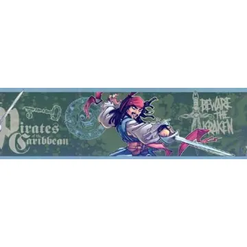 Disneys Green Pirates of the Caribbean Borde