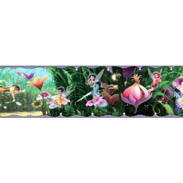 Disneys Tinkerbell and Friends Wallpaper Bor