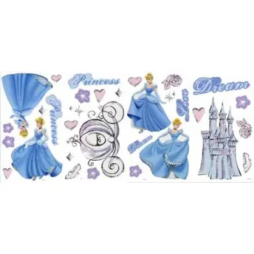 Cinderella Disneys Blue Wall Appliques