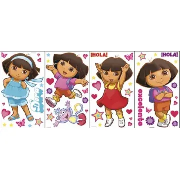 Dora The Explorer and Boots Rainbow Appliques