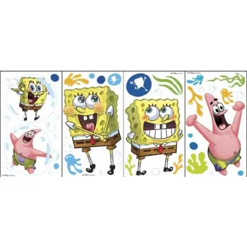 SpongeBob 10th Anniversary Peel and Stick App
