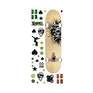 X Games Dry Erase Skateboard Wall Appliques