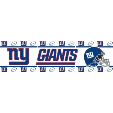 New York Giants NFL Peel and Stick Wallpaper Bo