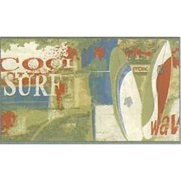 Cool Surf Wallpaper Border