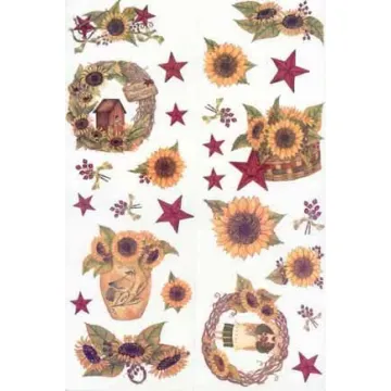 Sunflower Crocks Appliques