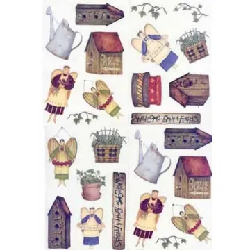 Birdhouse Ivy Appliques