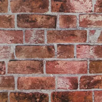 Textured Red Brick Wallpaper - York Wallcoverings