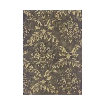 Architectural Green Leaf Wallpaper HV6054