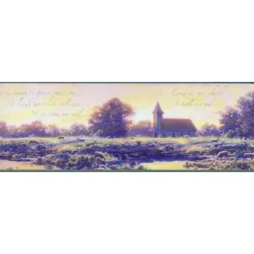 Psalms 23 Wall Paper Border