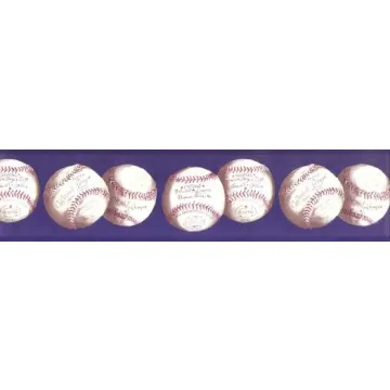 York Baseball Wallpaper Border