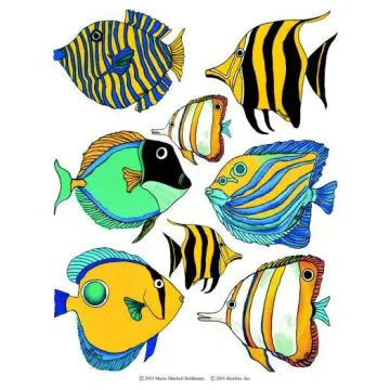 Tropical Fish Wallpaper Cutouts