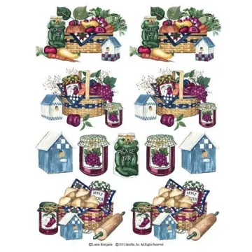 Do It Yourself Kitchen and Jars IdeaStix Cutouts IS3205