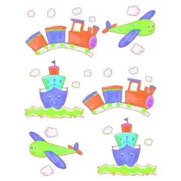 Do It Yourself Boats Trains and Planes IdeaStix  Murals IS3311