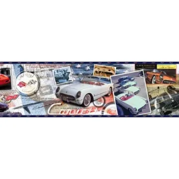 Classic Corvette Wall Border