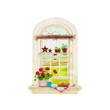 Kitchen Window Wallpaper Mural
