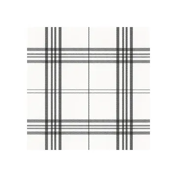 Black & White Plaid Wallpaper - Norwall Wallcoverings