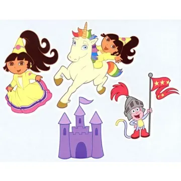Fairy Tale Dora Wallpaper Cutouts LK67197C