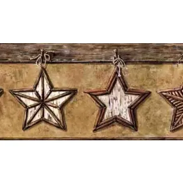 Twig Star Wallpaper Border