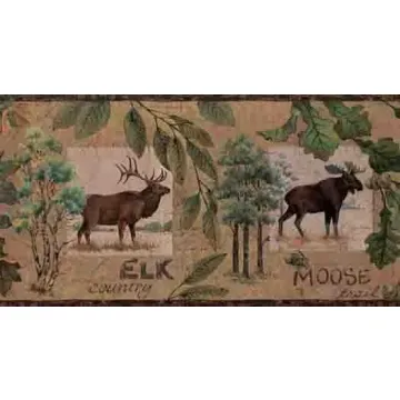 Wildlife Crossing Wallpaper Border