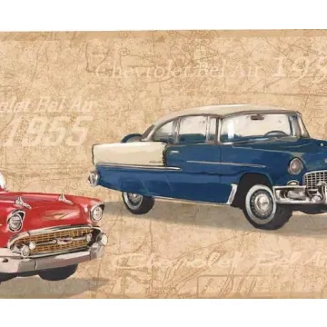 Chevy Bel Air Wall Border