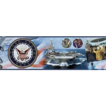 US Navy Wallpaper Border BE10701MB
