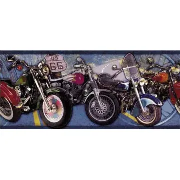 Easy Rider Motorcycle Wallpaper Border ISB4011B