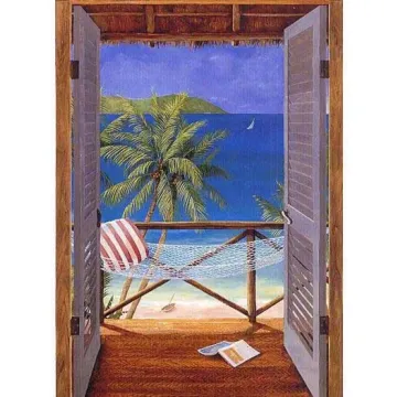 Beach Wallpaper Accent Mural