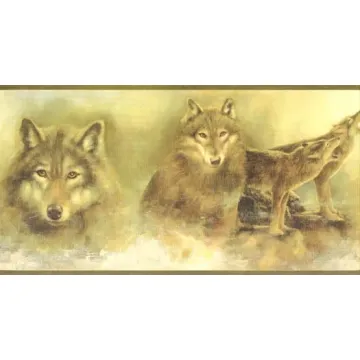 Wolf Wallpaper Border