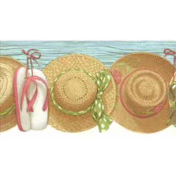 Beach Lovers Wallpaper Border