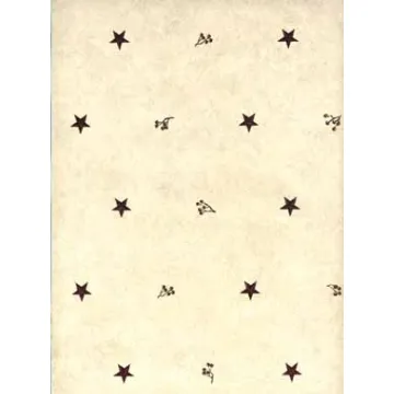 Tan Barn Star and Pip Berry Wallpaper
