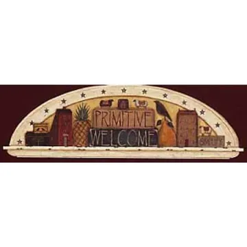 Primitive Welcome Arch Wall Mural