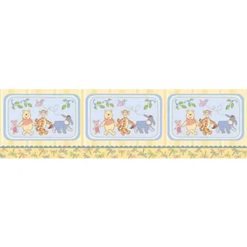 Disneys Pooh Baby Wallpaper Border