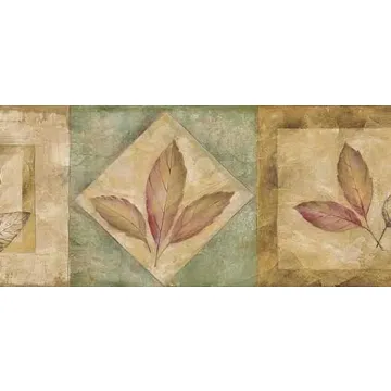 Leaf Toss Wallpaper Border
