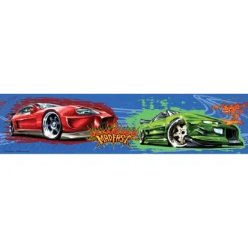 Hot Wheels Wall Paper Border PS93723