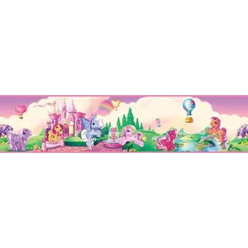 Little Pony Peel Stick Wallpaper Border