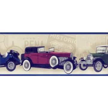 Antique Car Wall Border PT018182B - Only 3 Left
