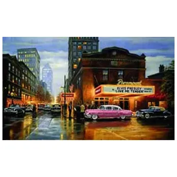 Elvis Presley Premiere Mural