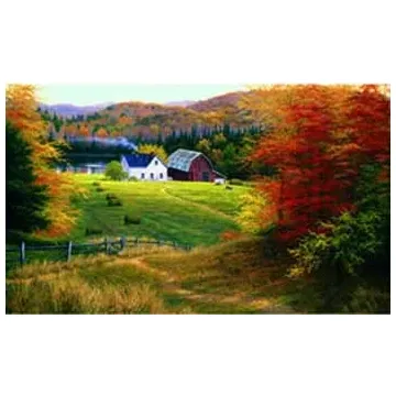Golden Countryside Mural