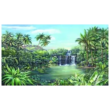 Tropical Lagoon Mural