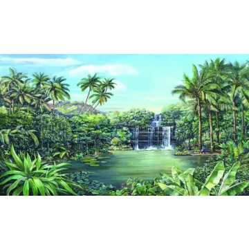 Tropical Lagoon Mural