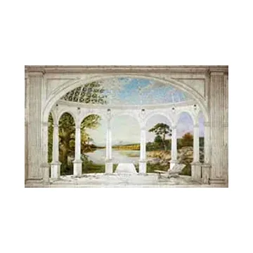 White Arches Wallpaper Mural