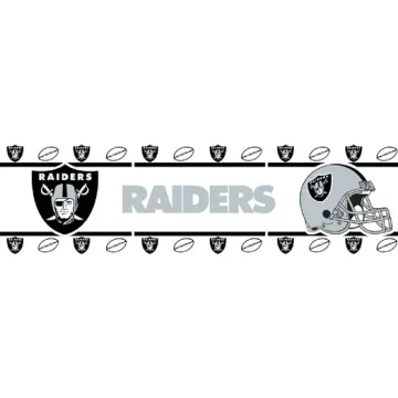 New Oakland Raiders NFL Peel and Stick Wallpape