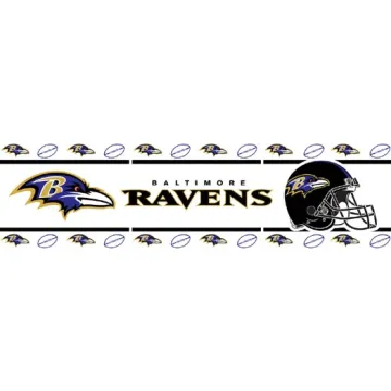 Baltimore Ravens NFL Peel and Stick Wallpaper B