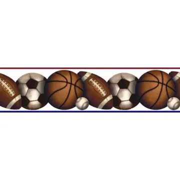 Play Ball Peel and Stick Border