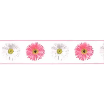 Flower Power Peel and Stick Wall Paper Border
