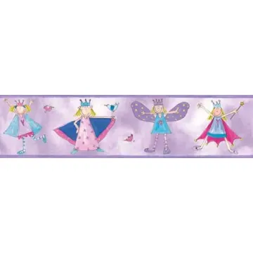 Fairy Princess Peel and Stick Border