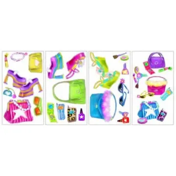 Girls Accessorize Peel and Stick Appliques