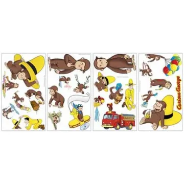 Curious George Peel and Stick Appliques