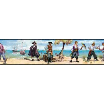 Pirates Peel and Stick Border RMK1040BCS