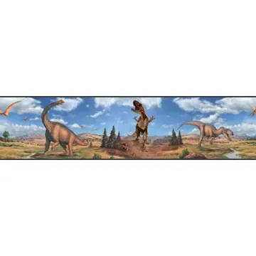Dinosaurs Peel and Sticker Border